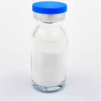Cloprostenol Sodium 55028-72-3 powder in a vial, close-up